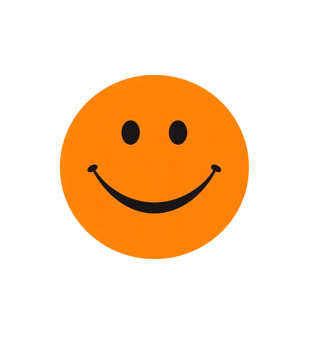 Pánske tričko biele - Smajlík