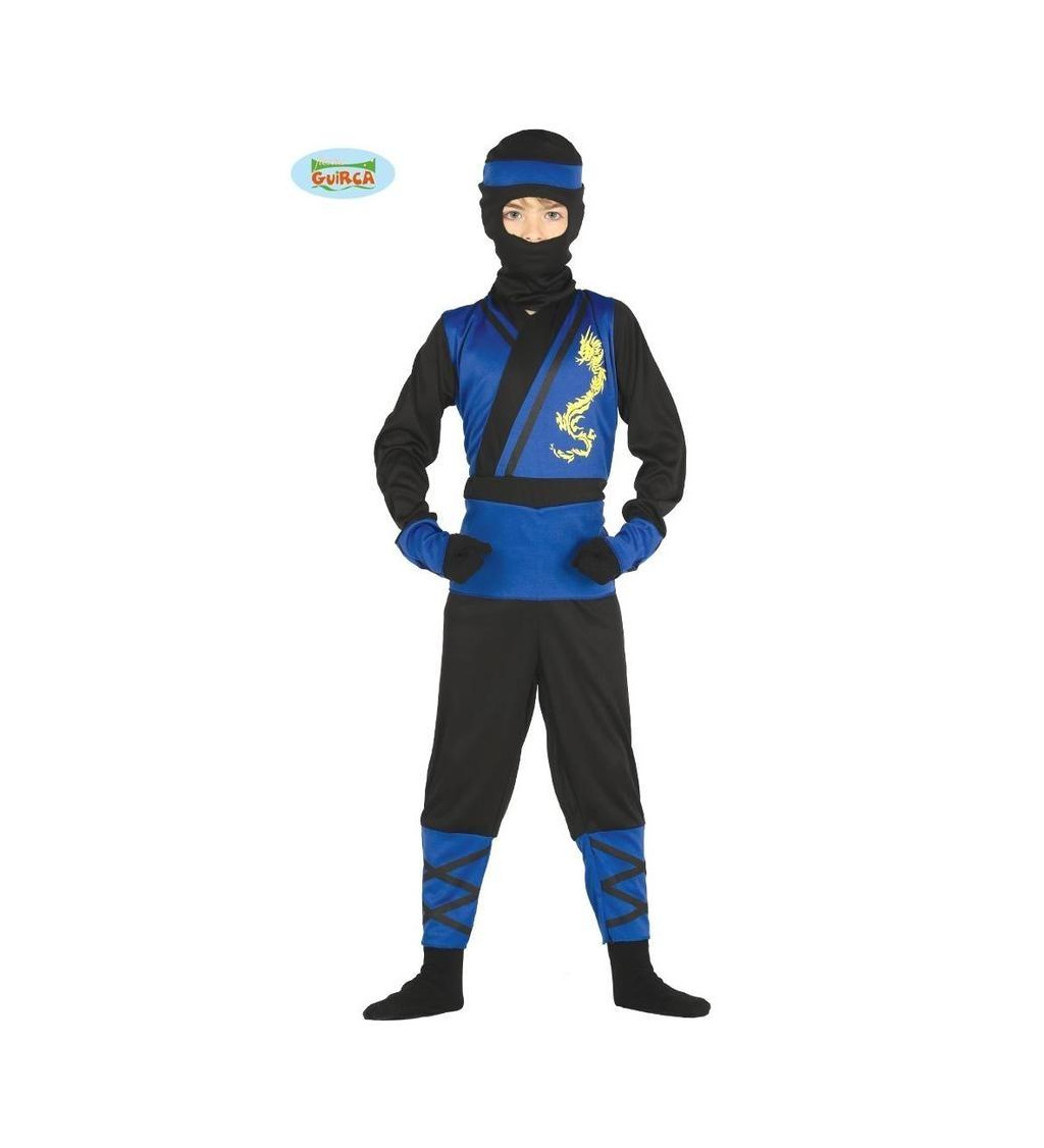 Detský kostým Modrý ninja