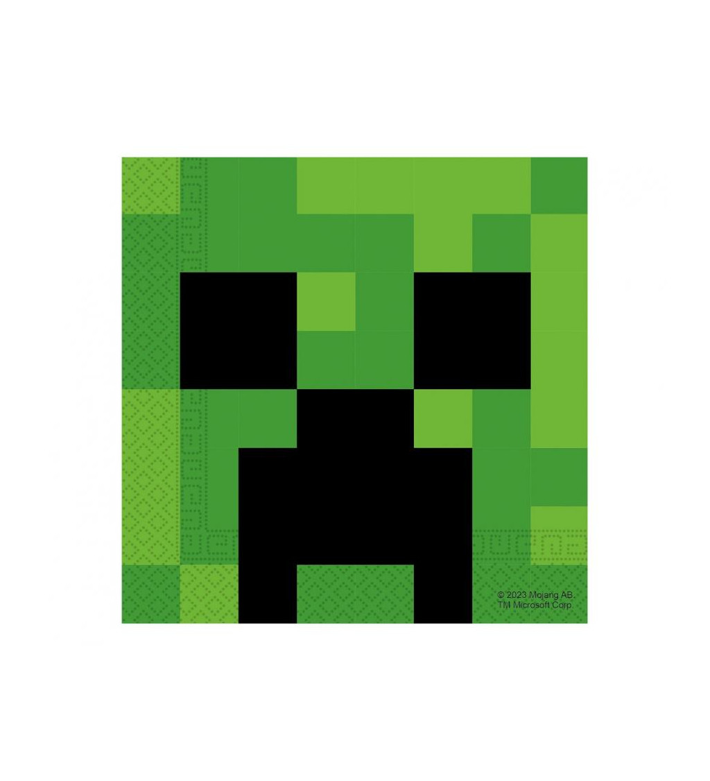 Papierové obrúsky Minecraft