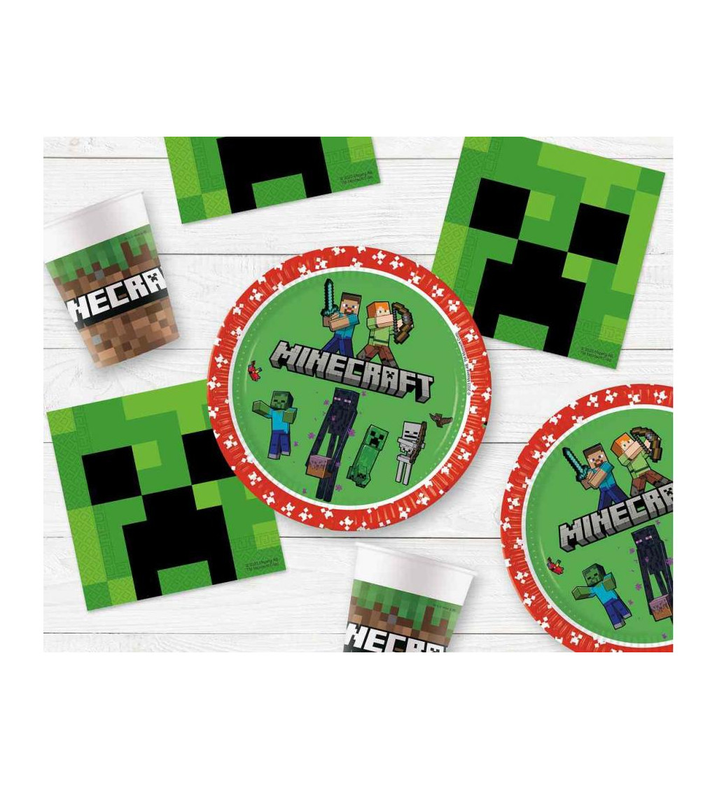 Papierové obrúsky Minecraft
