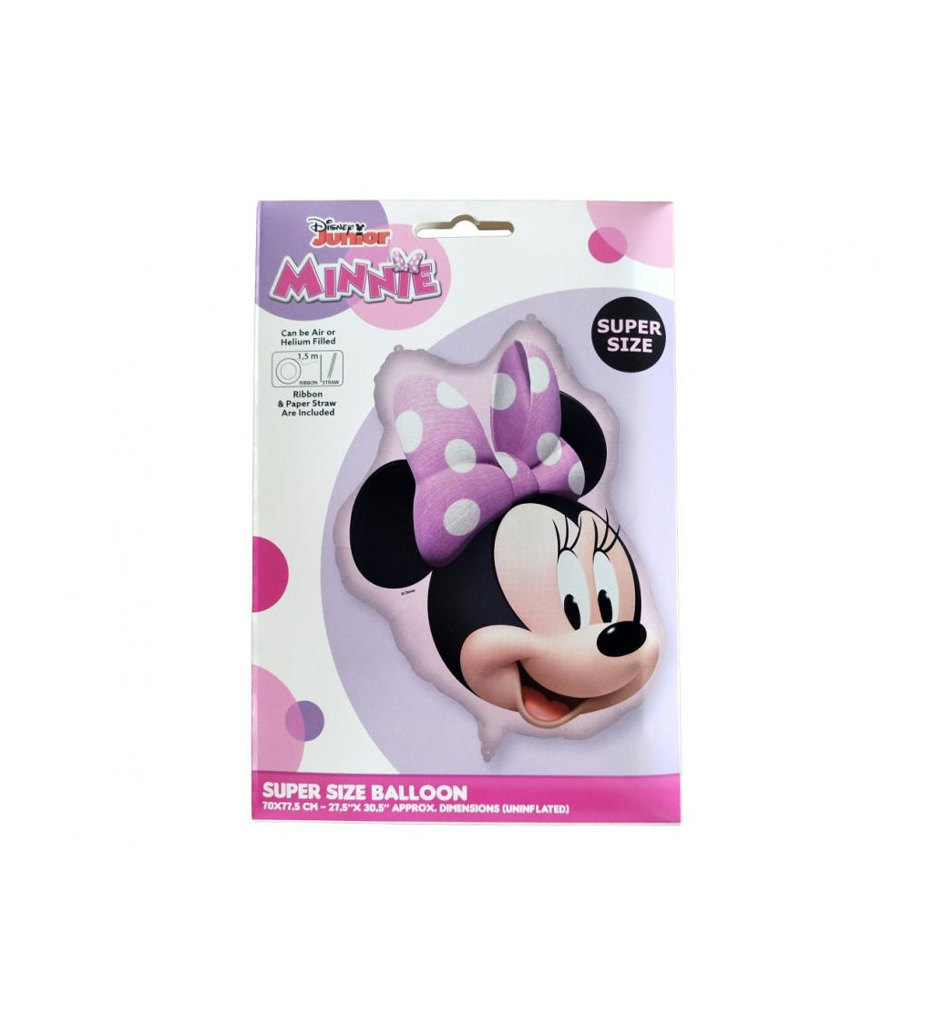 Fóliový balónik Minnie Mouse 77 cm
