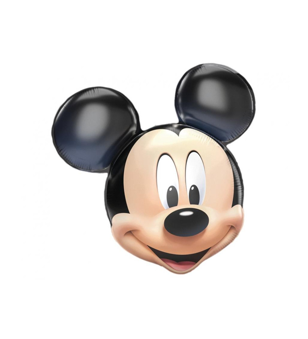 Fóliový balónik hlava Mickey Mouse 80 cm