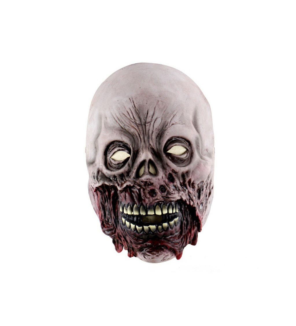 Zombie maska s rozpadnutými ústami