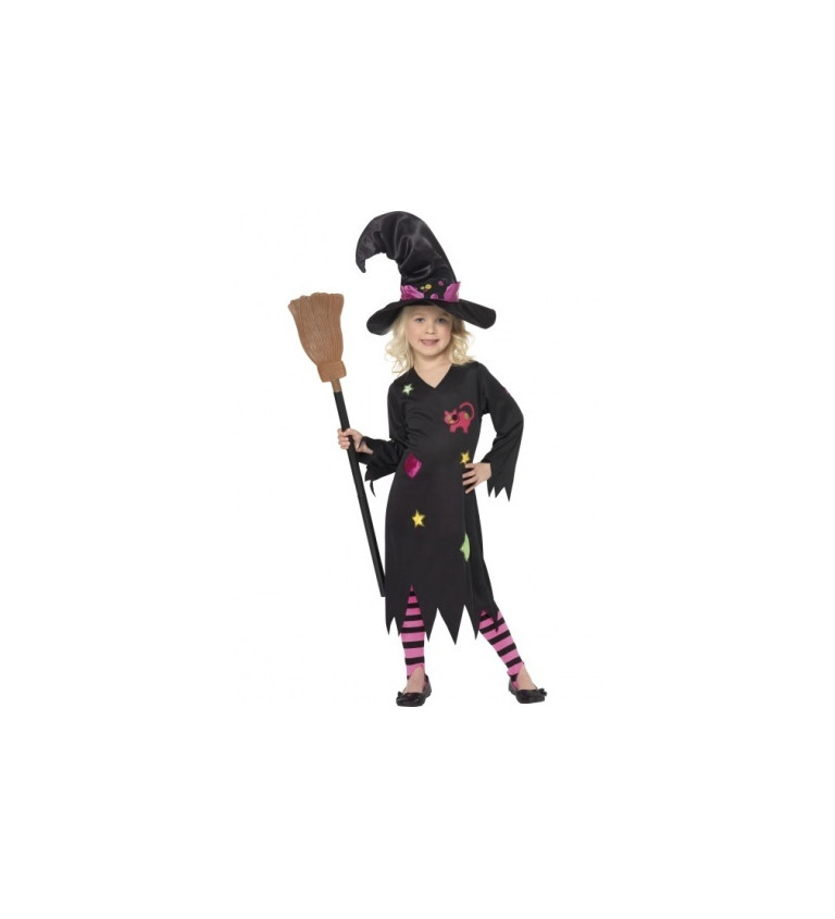 Detský kostým pre dievča - Malá čarodejka
