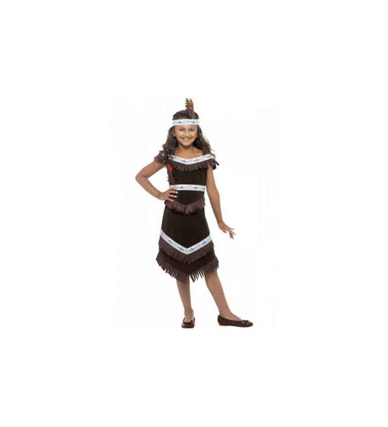 Detský kostým pre dievča - Indiánka II