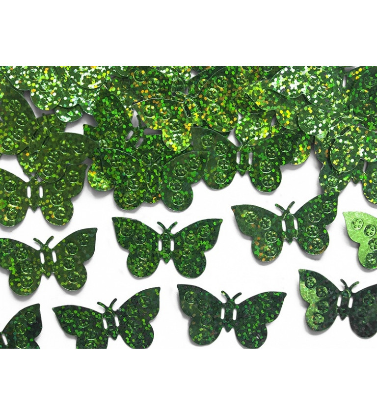 Konfety Zelené motýle