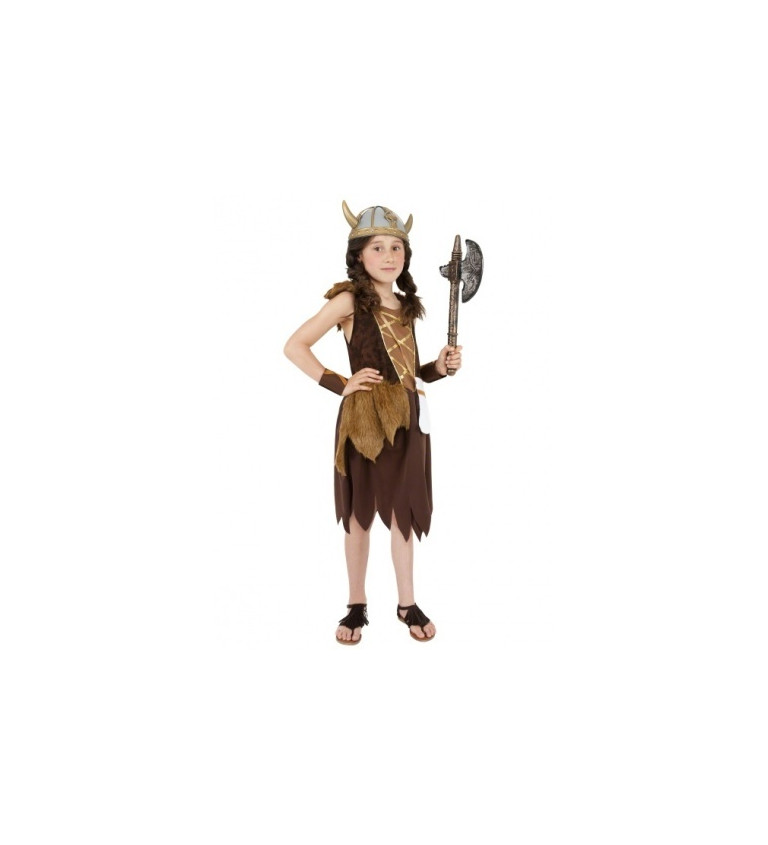 Detský kostým pre dievča - Vikingská slečna