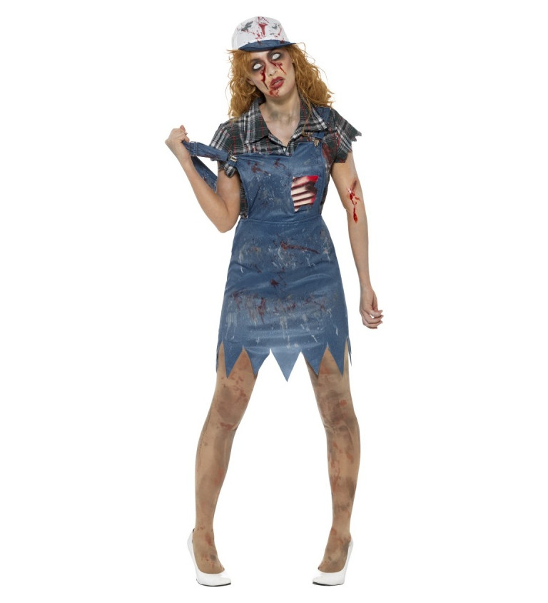 Dámsky kostým Zombie farmárka