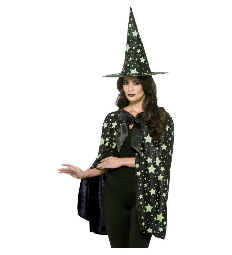 Čarodejnícky plášť a klobúk