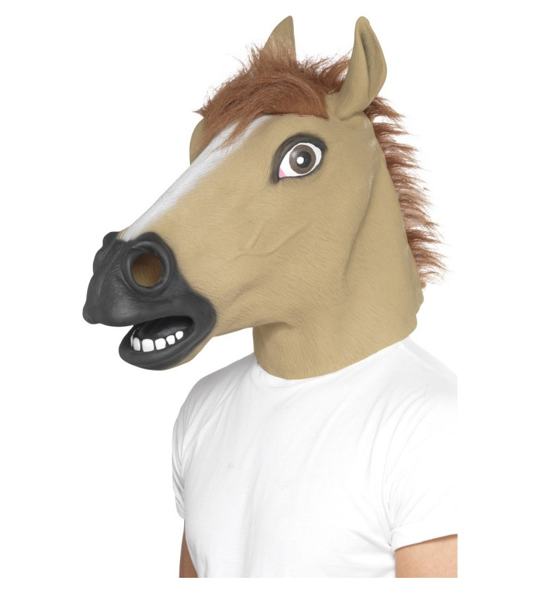Maska Kôň, svetlá a latexová
