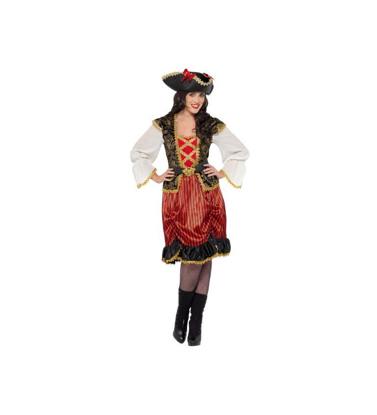 Kostým "Pirátka červená"