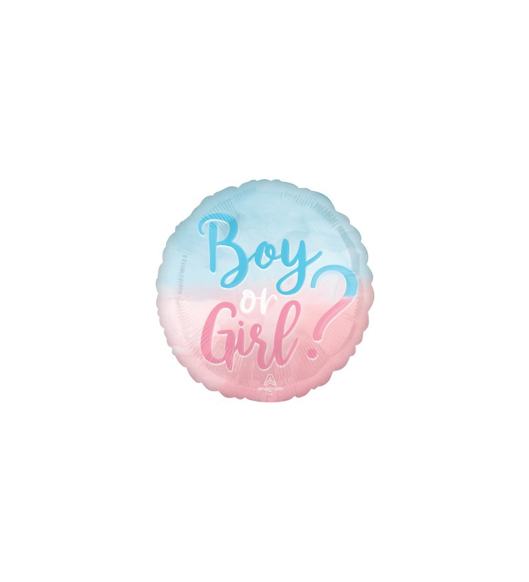 Fóliový balónik - Boy or girl?
