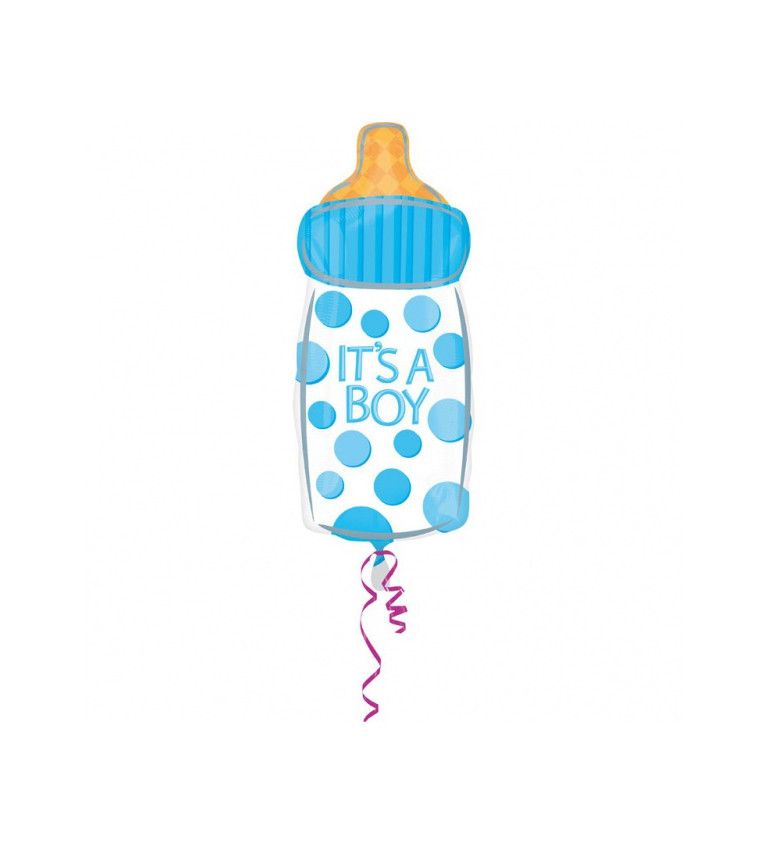 Fóliová balónová fľaša Je to chlapec