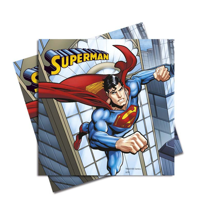 Papierové obrúsky - Superman