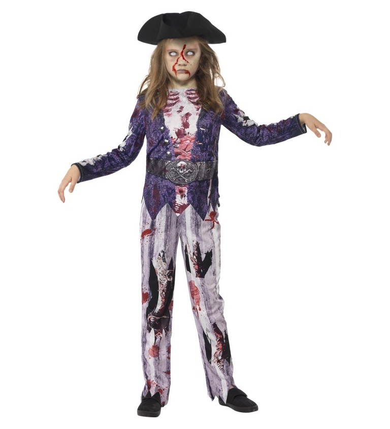 Detský kostým "Mŕtva pirátka"