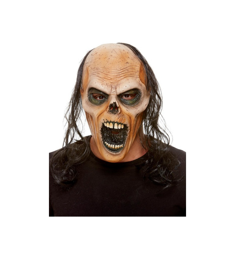 Maska zombie s vlasmi