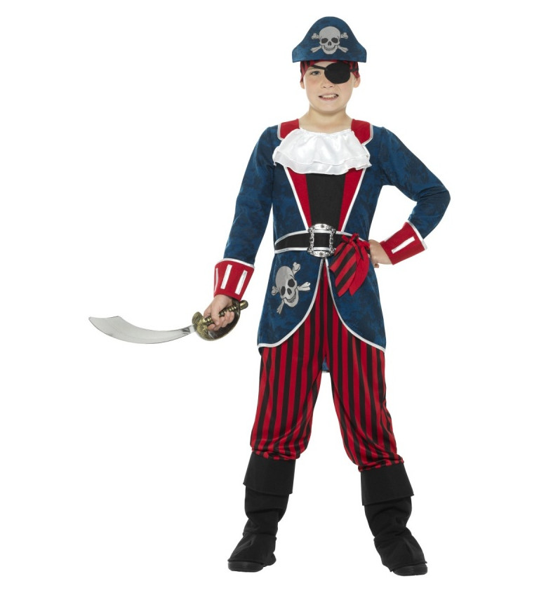 Detský kostým Kapitán pirátov
