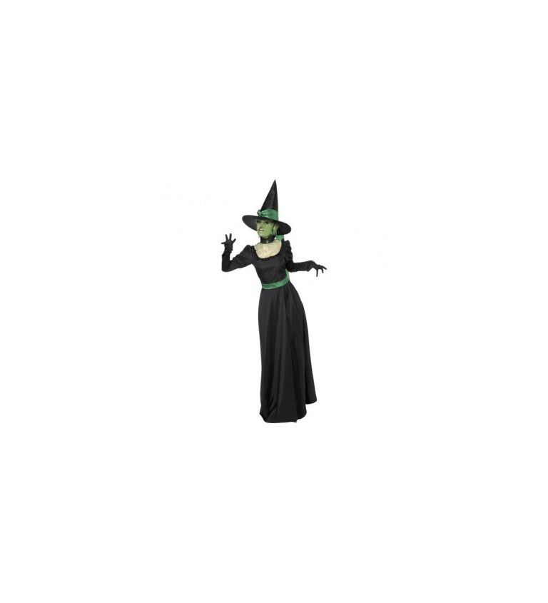 Kostým pre ženy - Čarodejnica zelená
