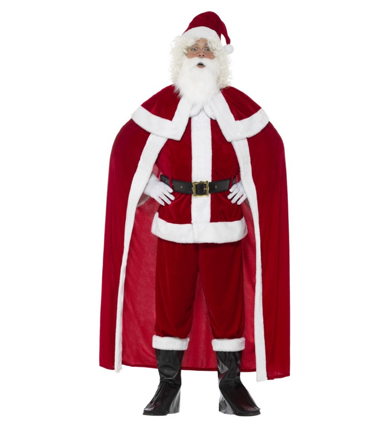 Pánsky kostým Santa deluxe s kabátom