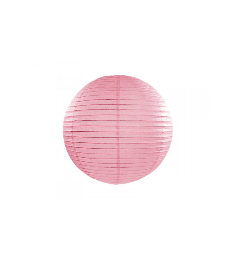 Papierový lampión II - ružový 45 cm