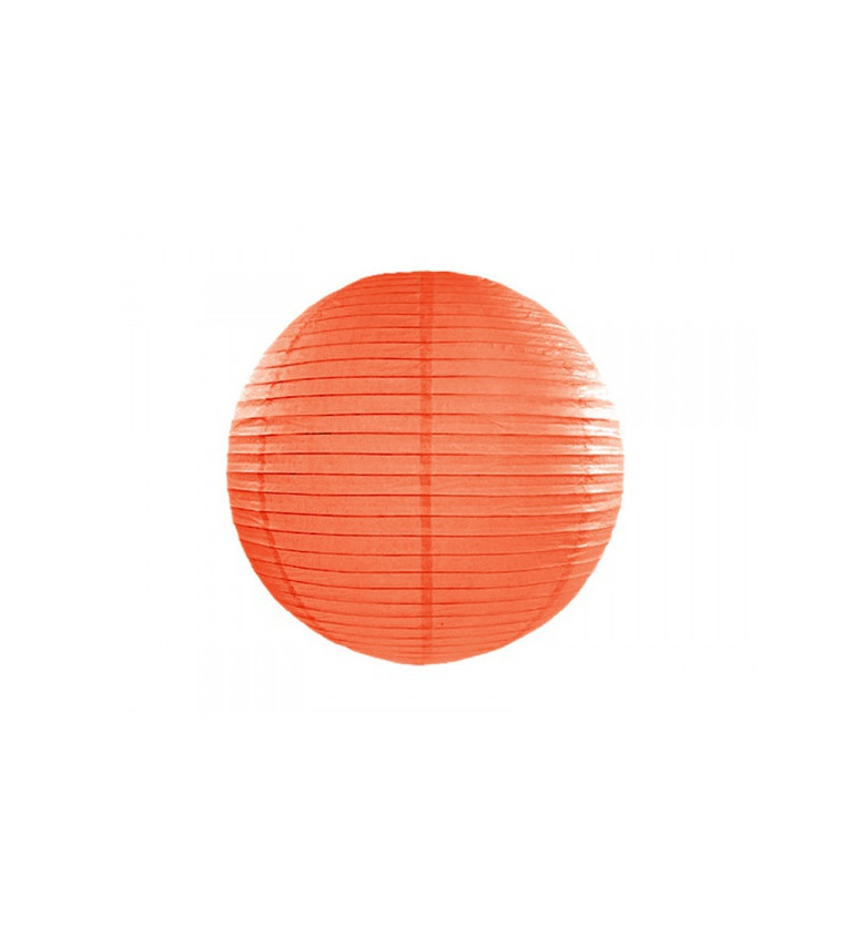 Papierový lampión - oranžový 35 cm