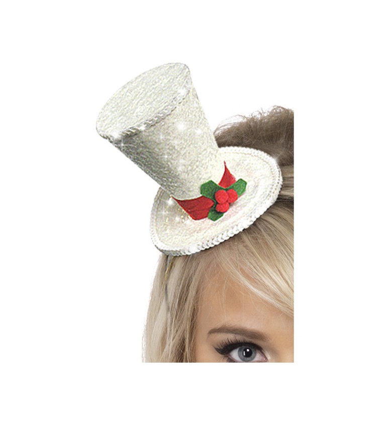 Mini klobúčik - vianočný