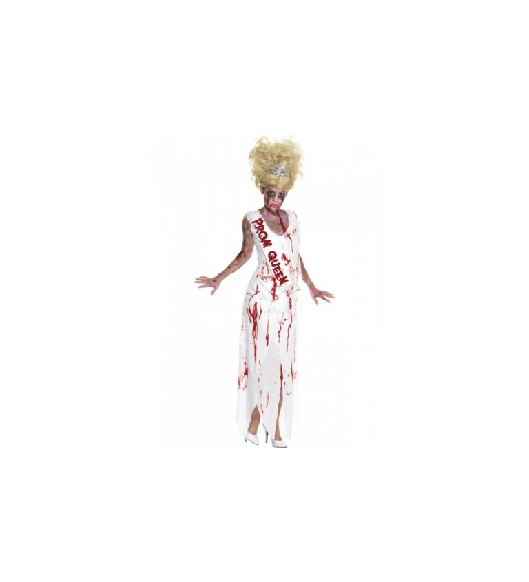 Kostým - Kráľovná plesu zombie