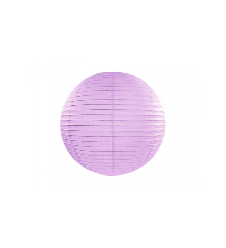 Papierový lampión - levanduľovo fialový 35 cm