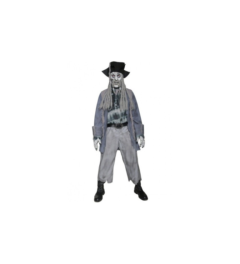 Kostým pre mužov - Zombie pirát dredy