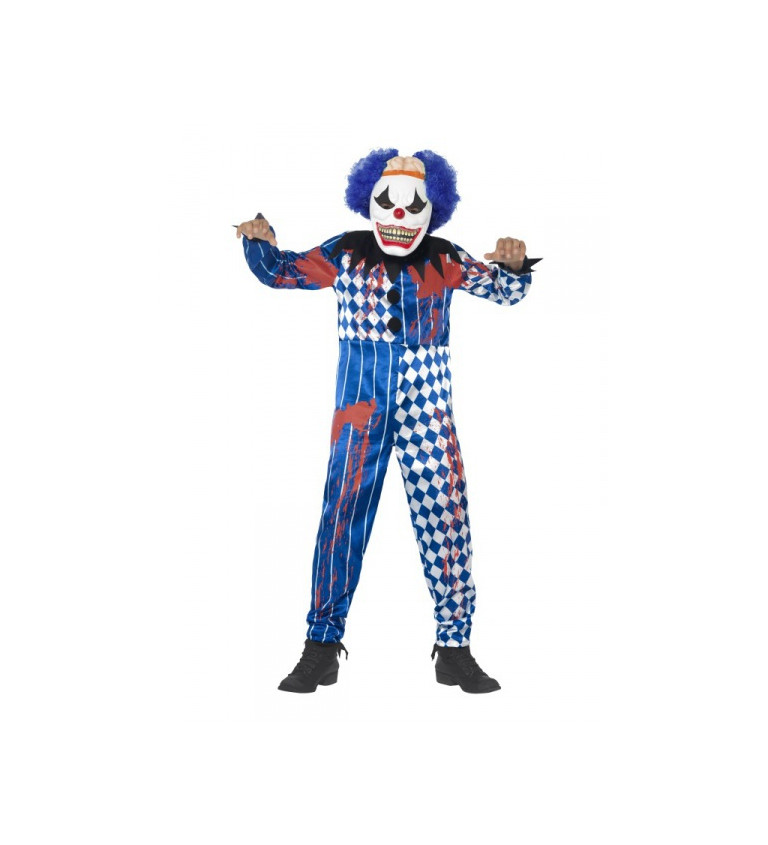 Hororový klaunský kostým pre deti