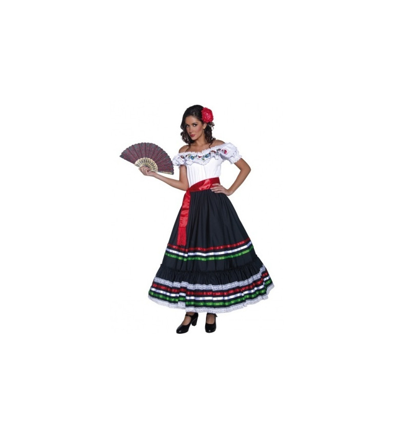 Kostým pre ženy - Mexičanka deluxe