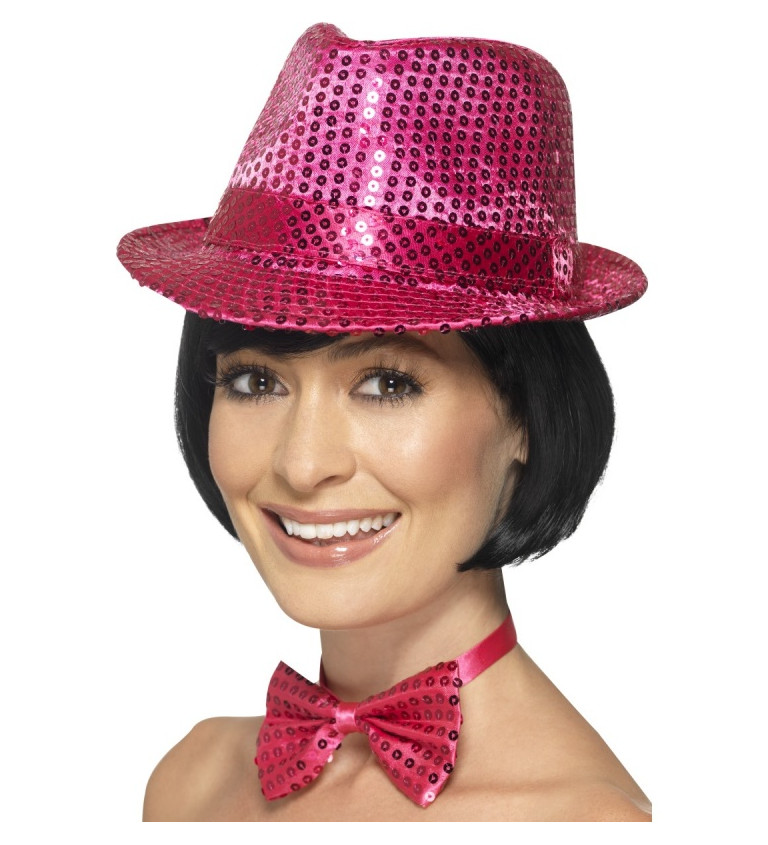 Disco klobúčik - ružový