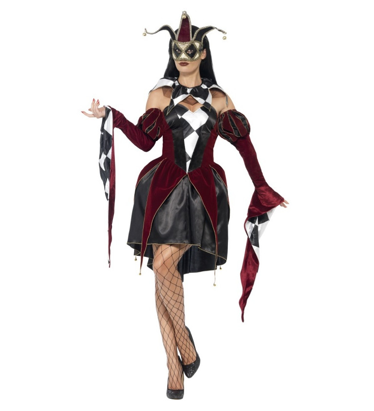 Dámsky kostým Gotická harlekýna