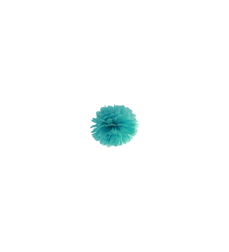 Hodvábna guľa - modrozelená