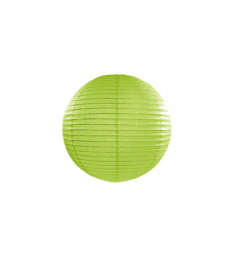 Papierový lampión - zelený 35 cm