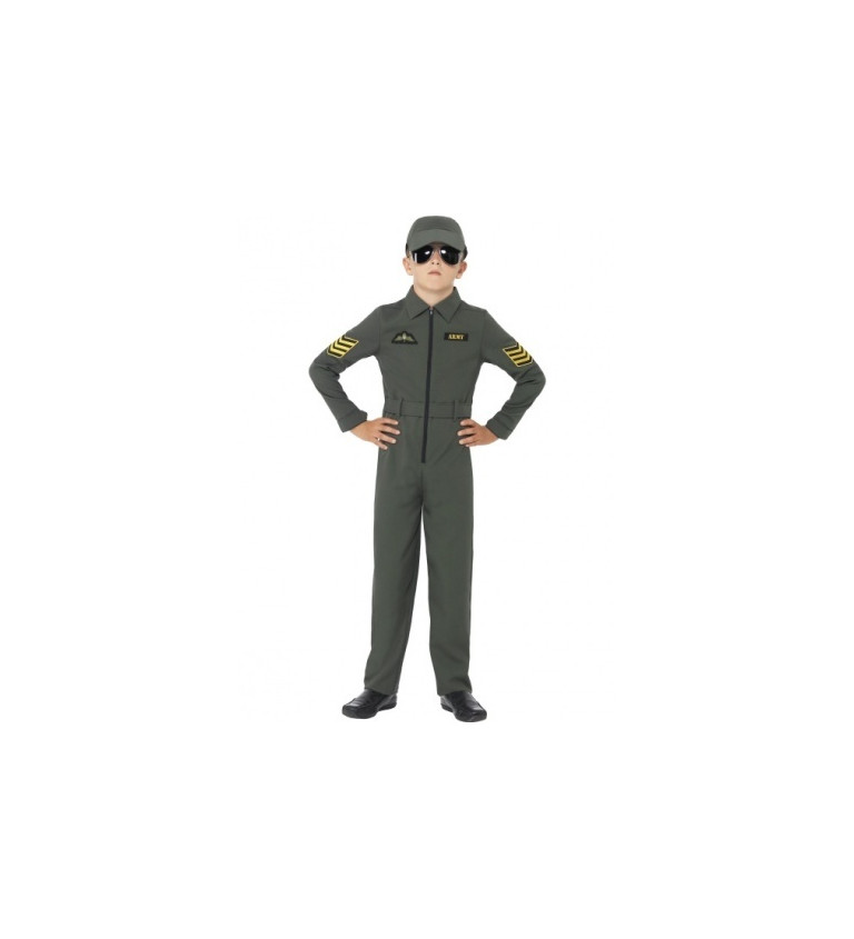 Detský kostým pre chlapca - Vojenský letec