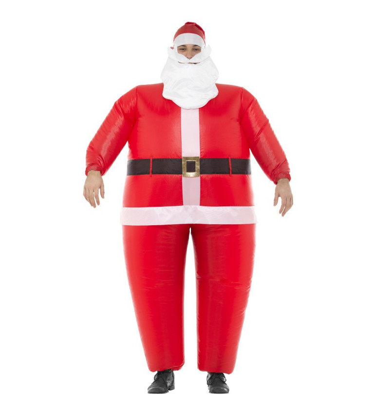 Pánsky kostým Santa Claus, nafukovací