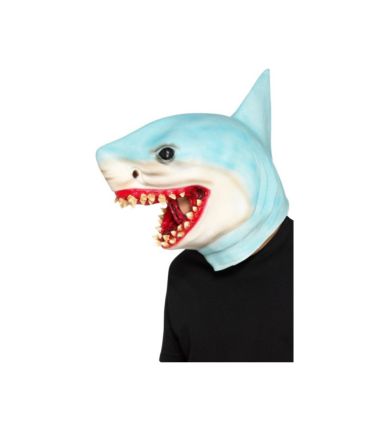 Latexová maska - Ľudožravý žralok