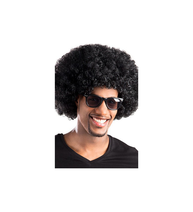 Čierna unisex afro parochňa