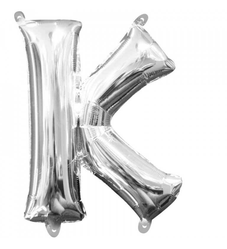 Fóliový balón v tvare písmena K