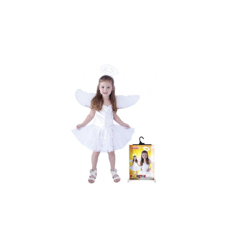 Detský kostým pre anjelika deluxe