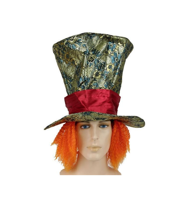 Farebný klobúk s vlasmi