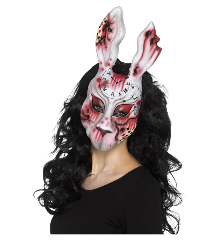 Plastická maska Zlý králik
