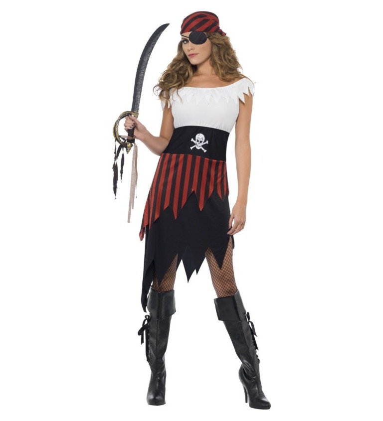 Dámsky kostým Pirátka z Temného korábu