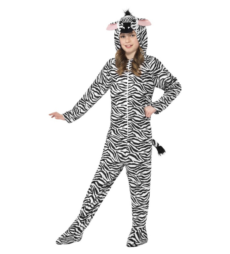 Detský zvierací kostým Zebra