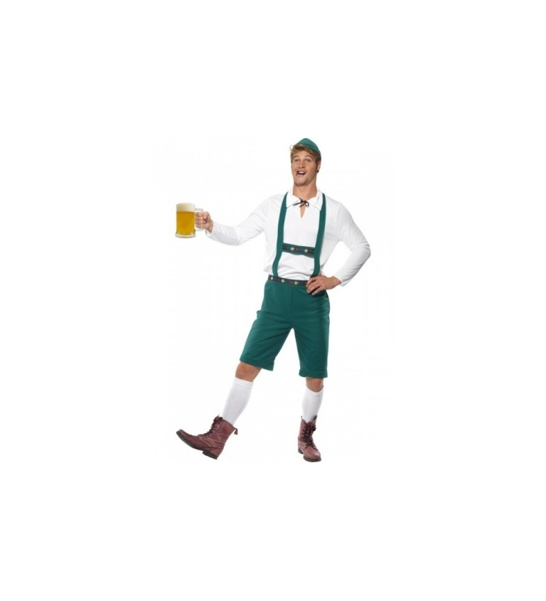 Zelený Oktoberfest kostým pre pánov
