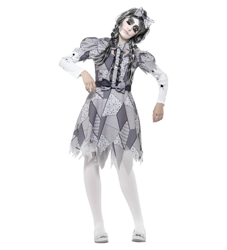 Dámsky kostým Zombie porcelánová bábika