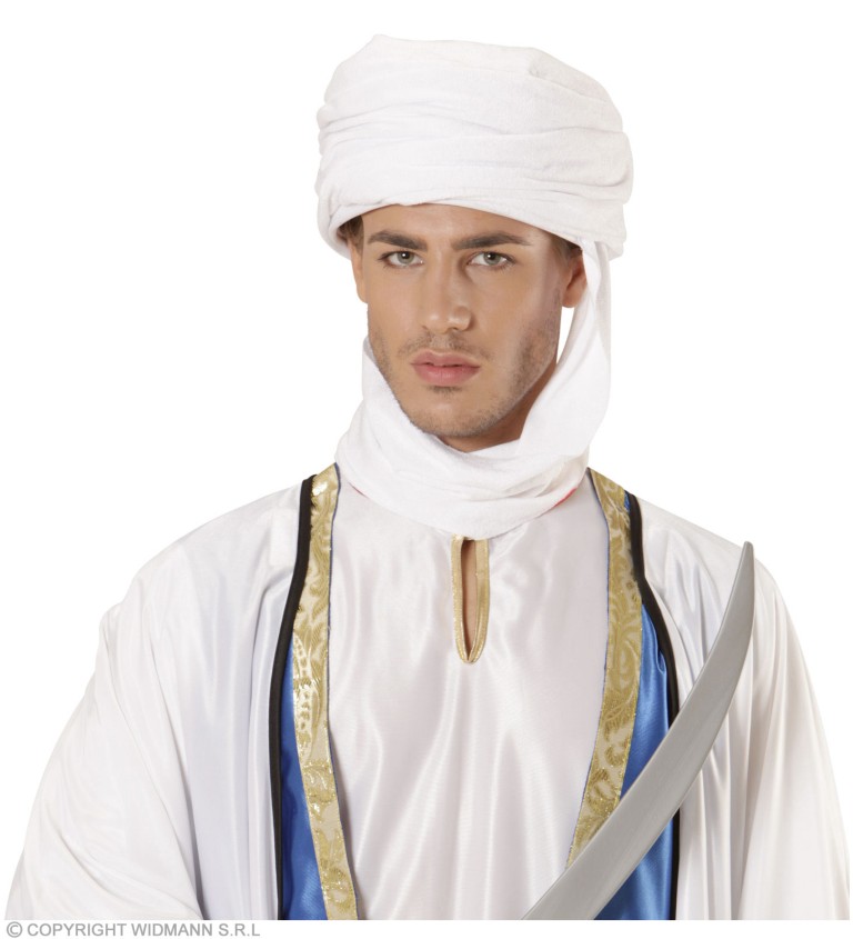 Arabský turban biely