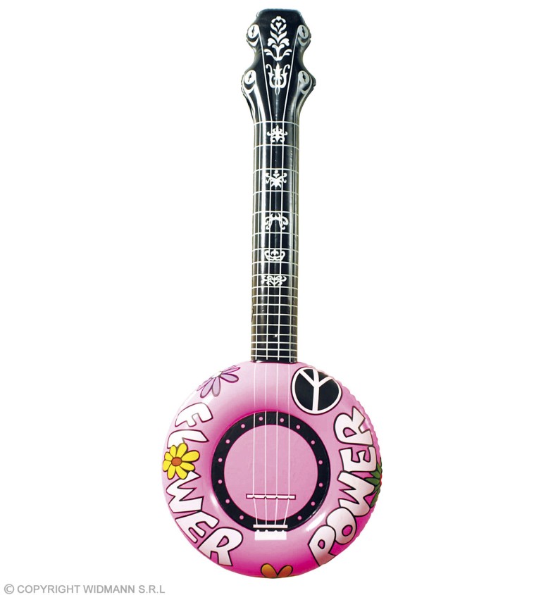 Nafukovacie ružové banjo