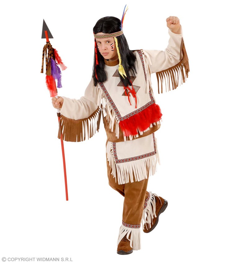 Detský kostým "Indiánsky chlapec - svetlý"